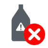 icone dechet acide alcalin salin refusé